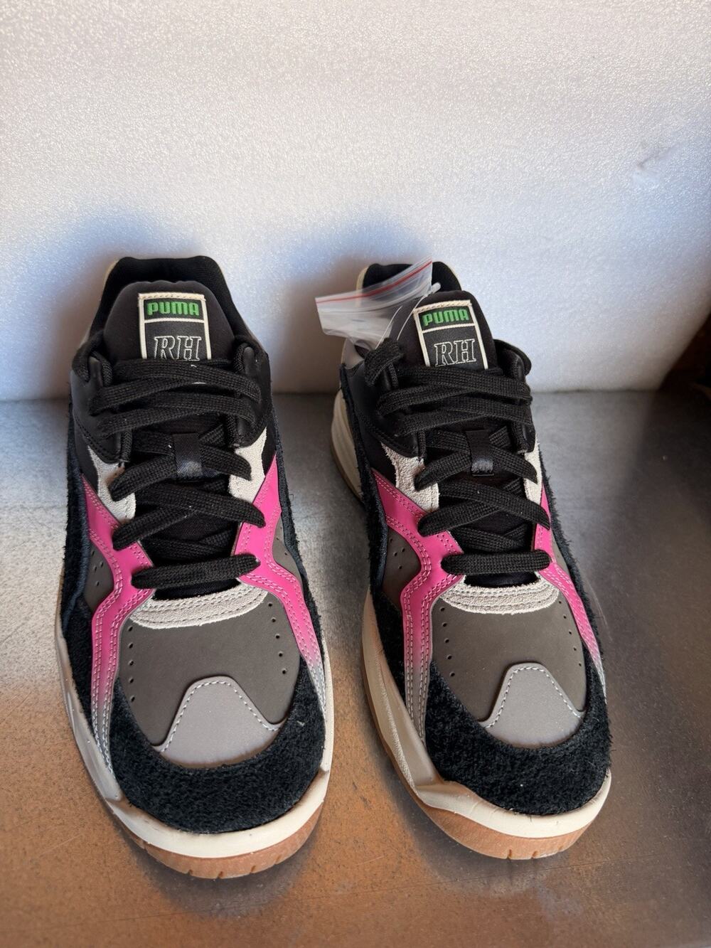 PUMA x RHUDE Performer Charcoal Gray Black Pink Mens Size11 371391-01 NIB